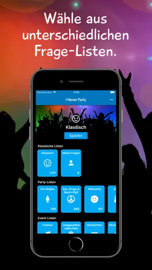 Screenshot von I Never Party auf dem iPhone 6
