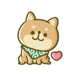 Lovely Akita Dog Emoji app icon