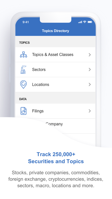 CityFALCON Financial Content Screenshot