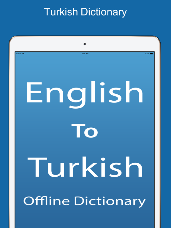 Screenshot #4 pour Turkish Dictionary &Translator