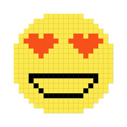 Drawing by pixel - Emoji paint