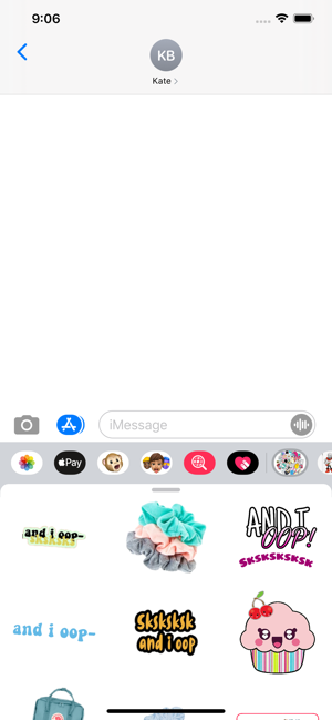 And I oop SKSKSK Girl Stickers