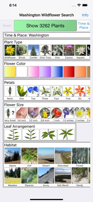Washington Wildflower Search