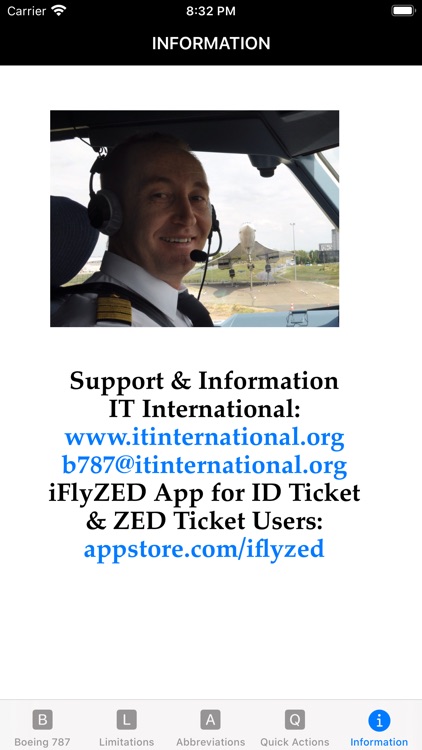 B787 Limitations Quick Actions screenshot-9