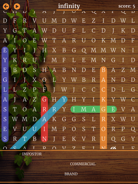 Word Search - Infinite puzzles iPad screenshot 6 - Games app