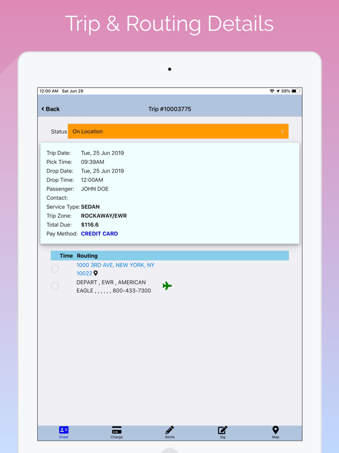 LimoWiz Driver App LWD