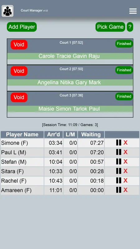 Court Manager screenshot 1 of 4