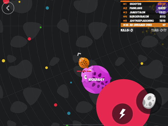Dinomite.io iPad screenshot