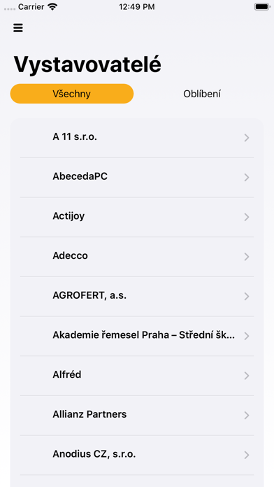 Screenshot #3 pour ProfesiaDays.cz - Praha