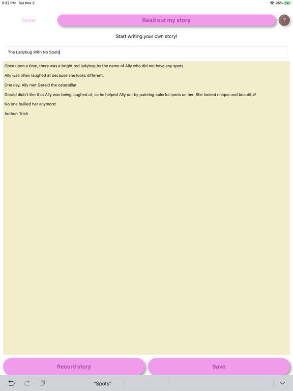 ReadingPal iPad screenshot 4 - Book app