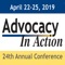 Official app for the 2018 Advocacy in Action Conference