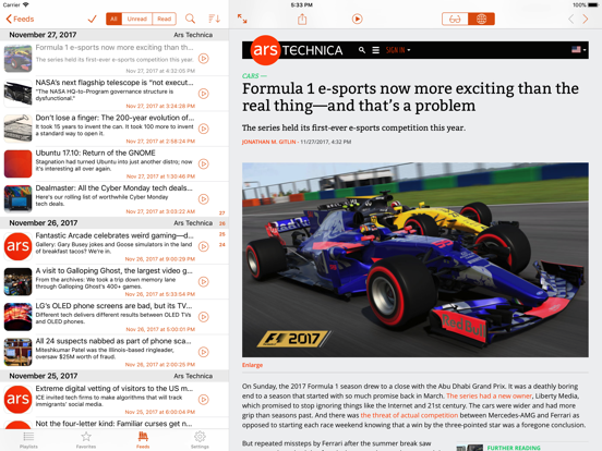 Screenshot #5 pour Legi (RSS Feed Reader)