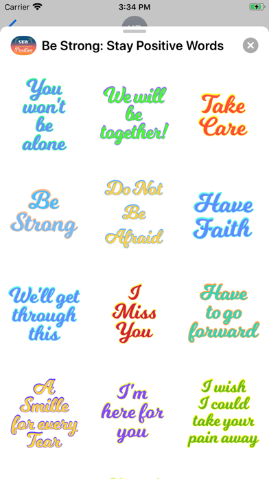 Stay Strong: Be Positive Words screenshot 4