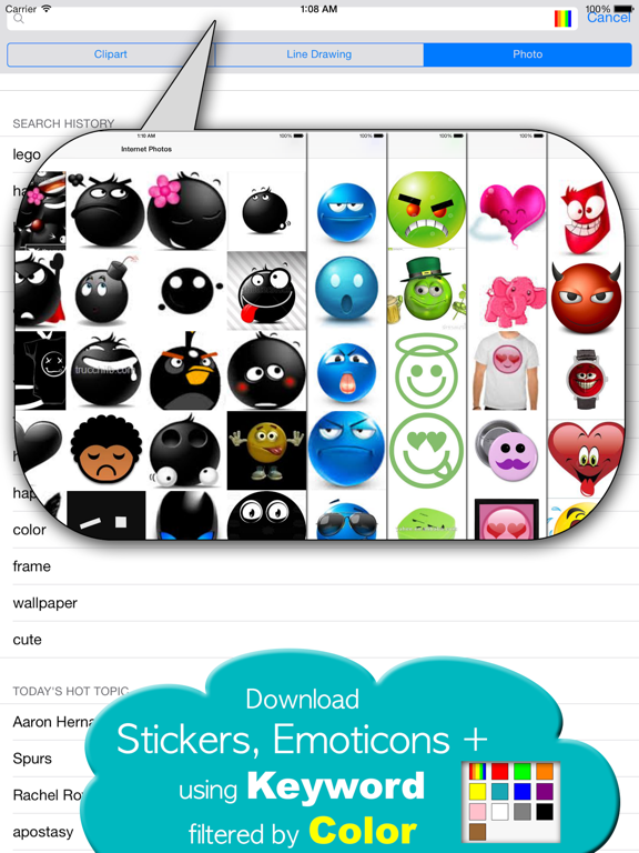 TrueText-Animated Messages iPad screenshot 7 - Social Networking app