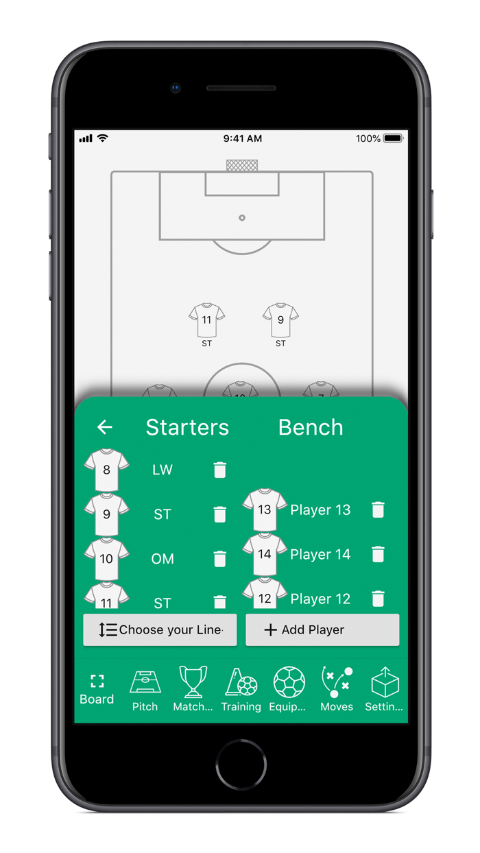 Football Tactic Board moves