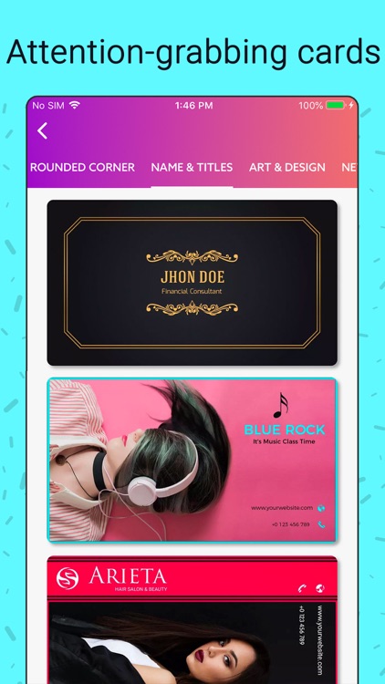 Business Card Maker, Make Card screenshot-4