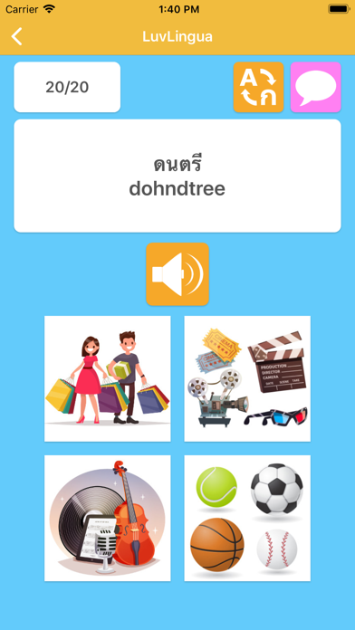 Learn Thai LuvLingua Pro screenshot 2