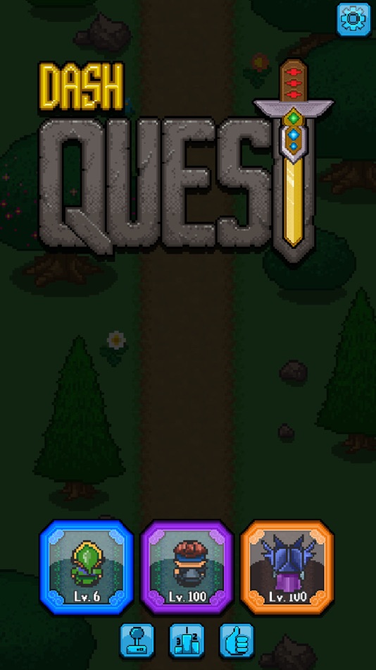 #8. Dash Quest (iOS) 由: Trophy Games Canada Inc.