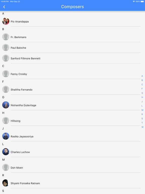 Calvary Lyrics - Sinhala iPad screenshot