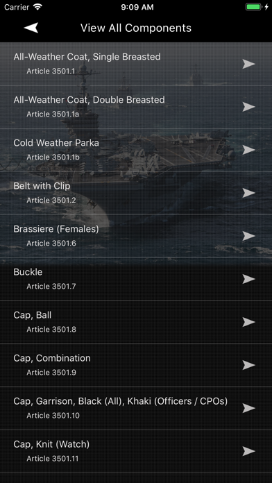 MyNavy UNIFORMS Screenshot