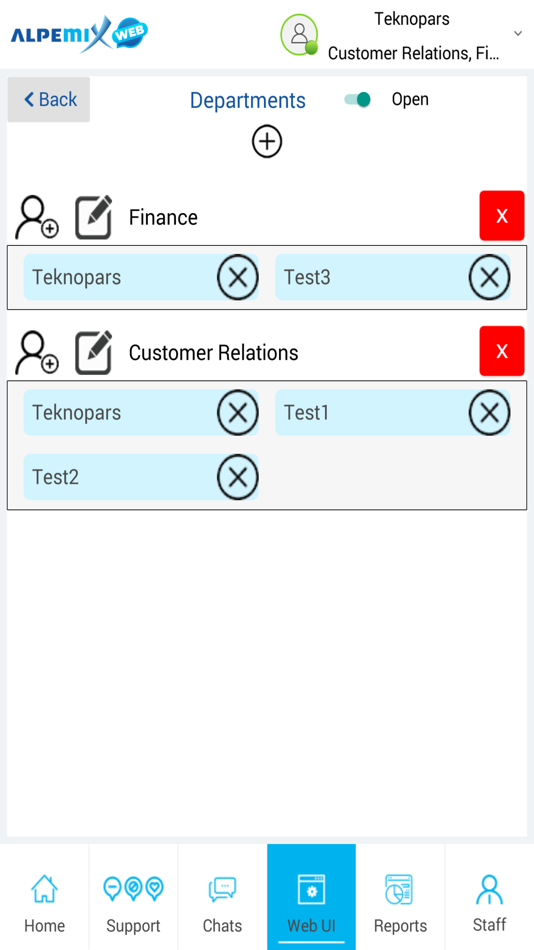#8. Live chat support - alpemixWeb (iOS) 由: Teknopars Bilisim Teknolojileri