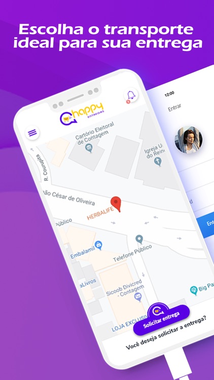 Happy Entregas para Entregador
