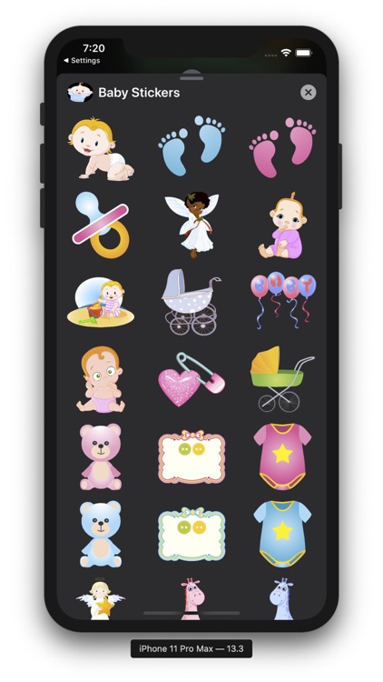 Baby Stickers & Emojis screenshot-9