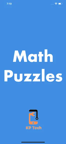 Game screenshot Math Puzzles by KPTech80 mod apk