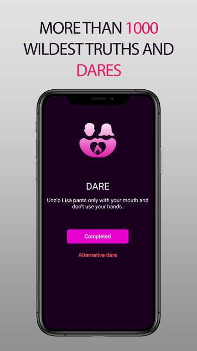 Spicy Truth or Dare adult game Screenshot