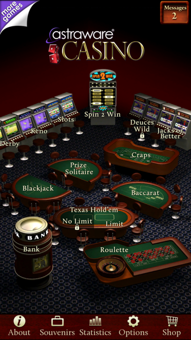 Astraware Casino HD screenshot 1