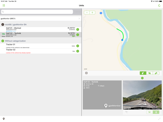 Screenshot #4 pour gpsMonitor mobile