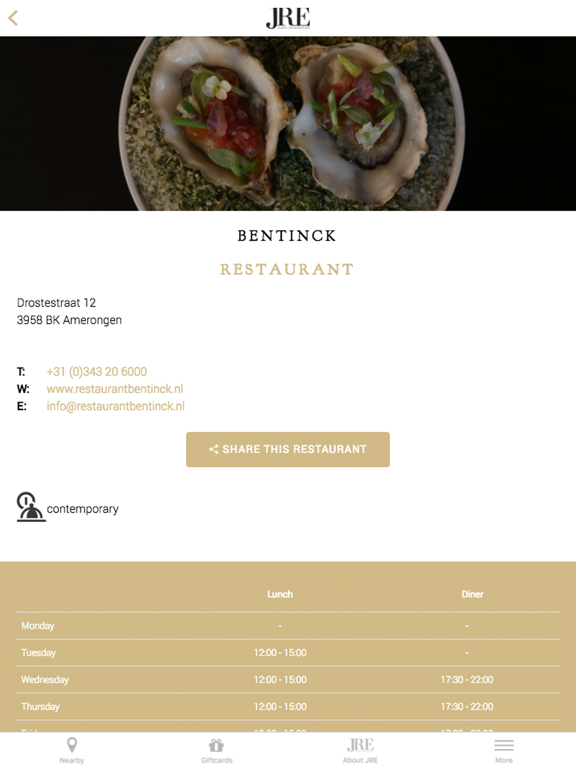 Screenshot #6 pour JRE - Jeunes Restaurateurs