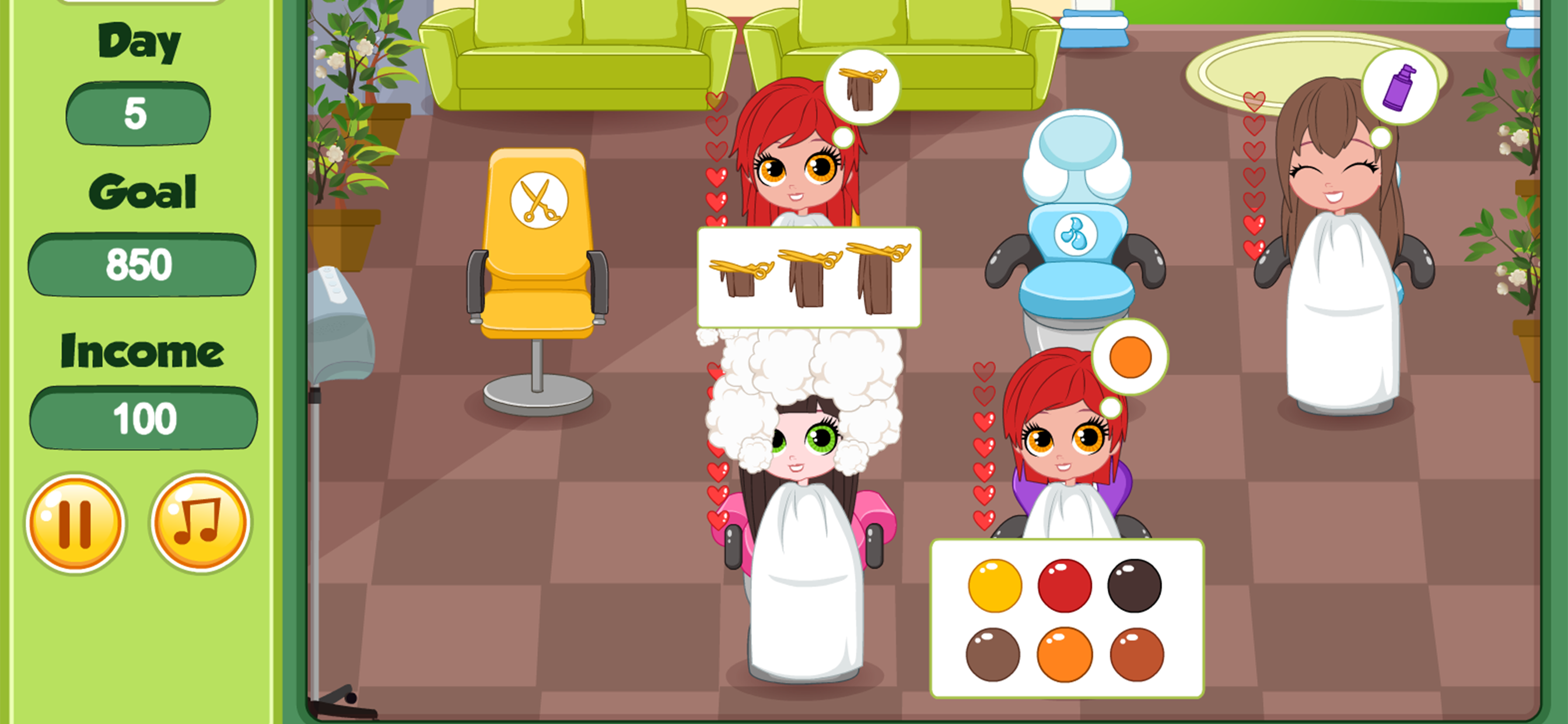 Beauty hair salon management