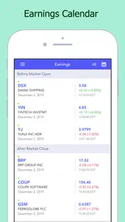 earnings alert iphone screenshot 1
