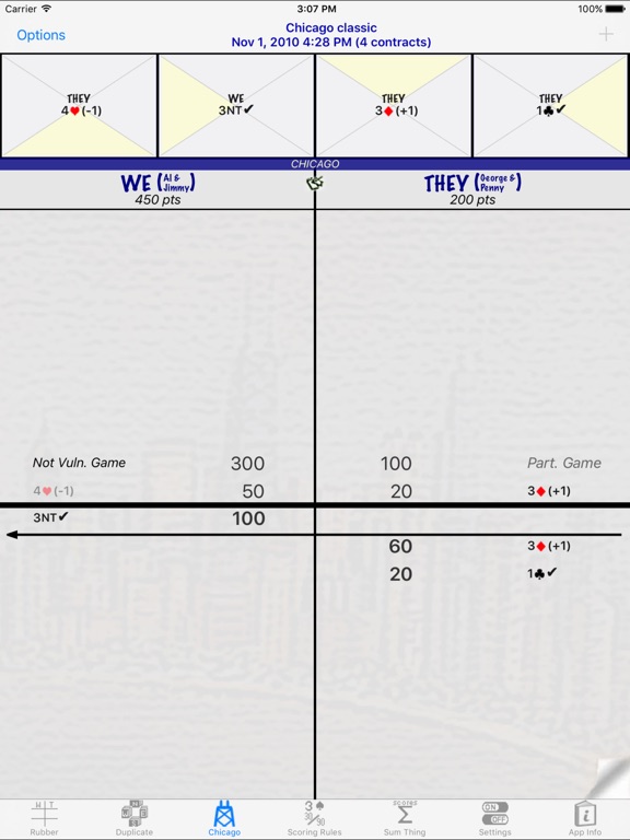 Screenshot #5 pour Bridge Scorepad