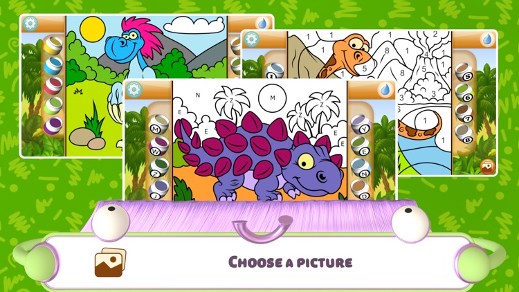 Paint by Numbers - Dinosaurs screenshot-0