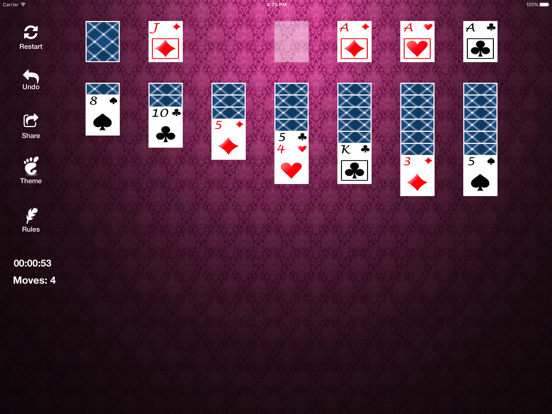 Screenshot #4 pour Solitaire Hard Spider game