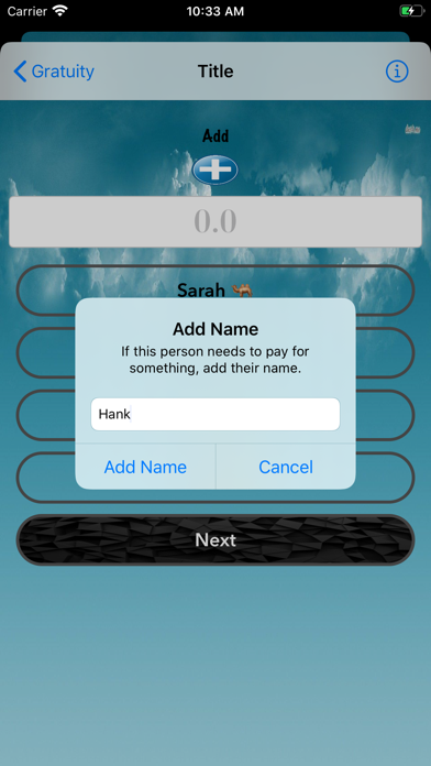 App screenshot