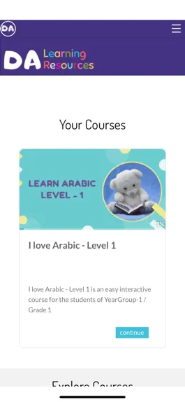 Game screenshot DA Learning App mod apk
