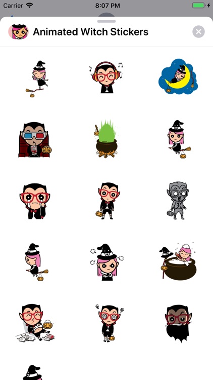 Animated Witch Stickers screenshot-4