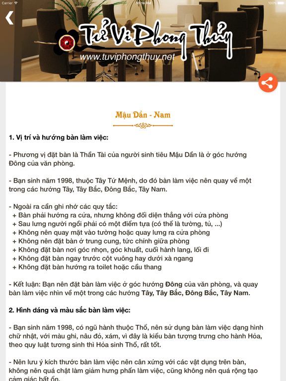 Screenshot #6 pour Phong Thuy Van Phong