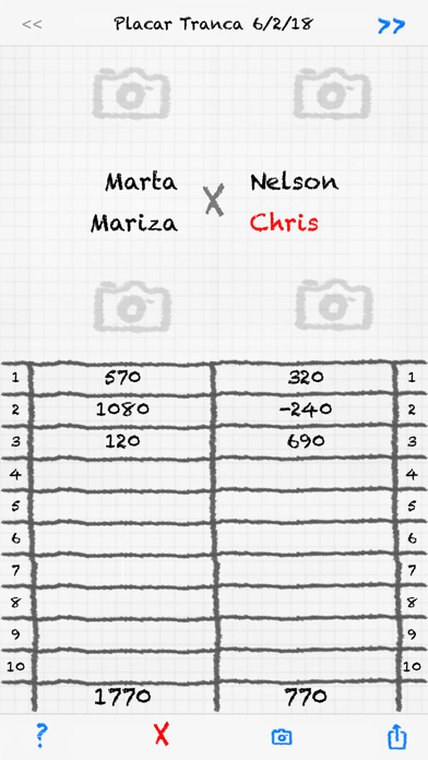 Placar Tranca Screenshot