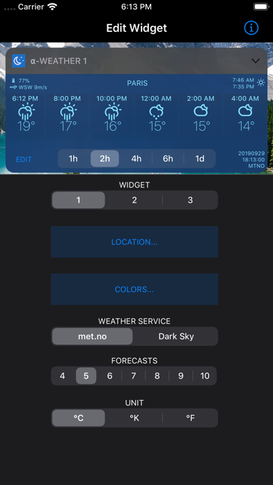 Alpha Weather Screenshot