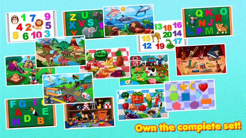 #5. Awesome Shape Puzzles 123 (iOS) Podle: GiggleUp Kids Apps And Educational Games Pty Ltd