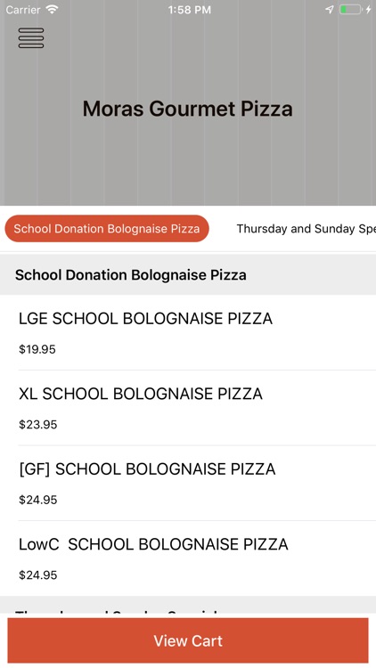 Moras Gourmet Pizza screenshot-4