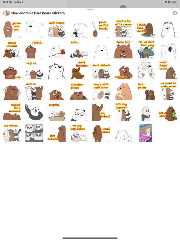 Screenshot #5 pour New Adorable Bare ; Bears Stic