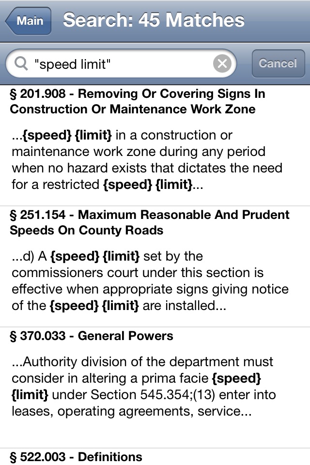 TX Transportation Code 2022 screenshot 2