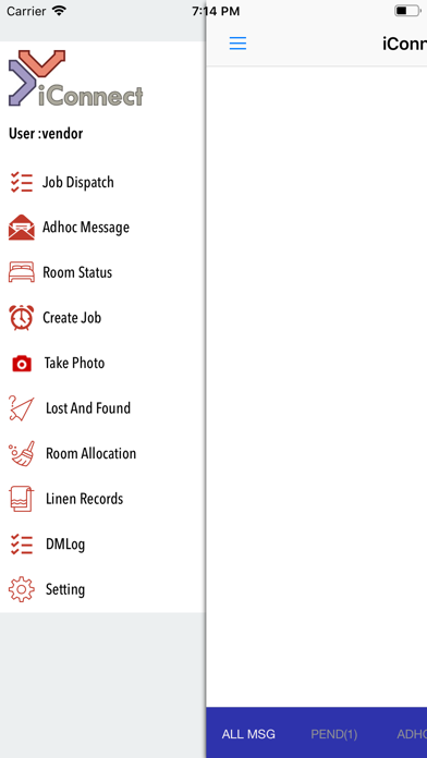 iConnect Mobile Screenshot