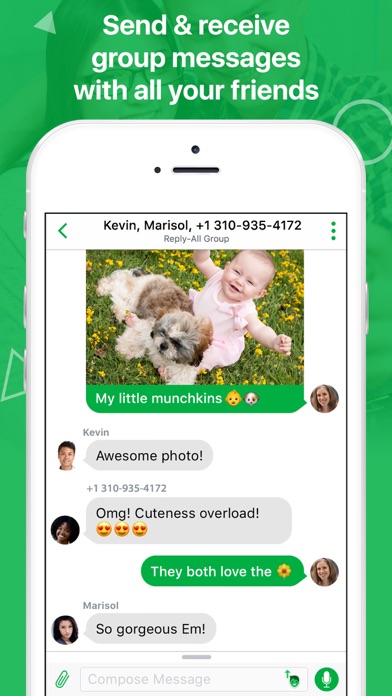 textPlus: Text Message + Call Screenshot