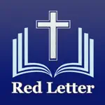 Red Letter King James Version App Cancel